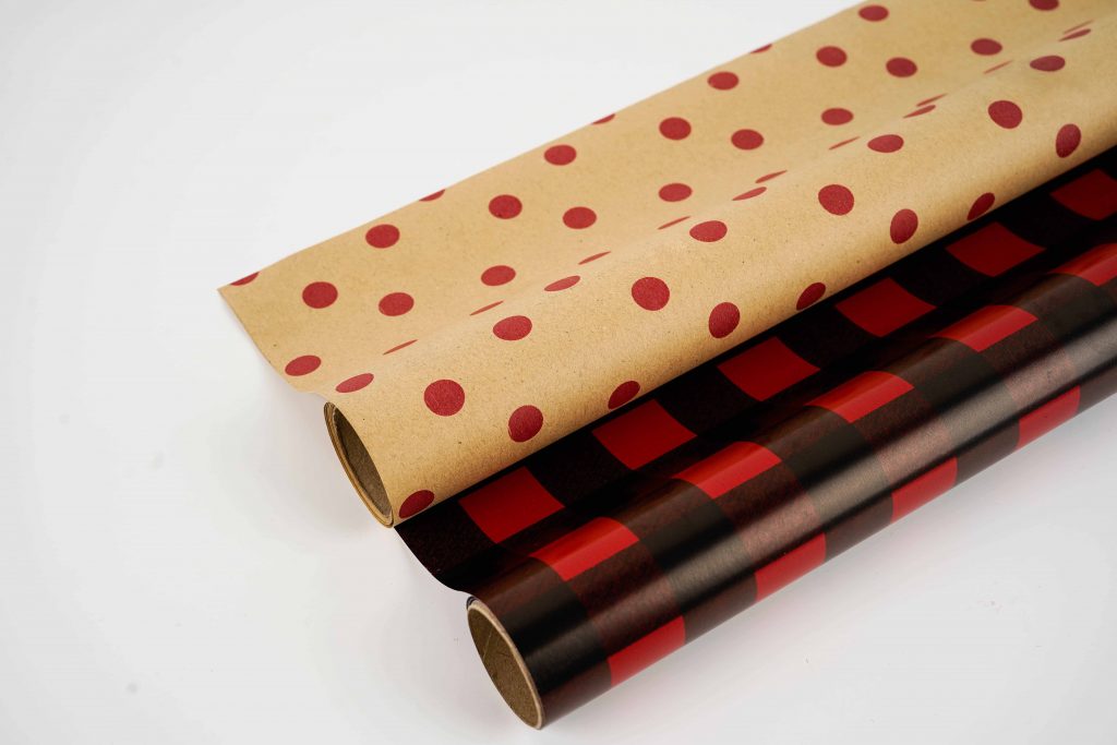 Printed gift wrap