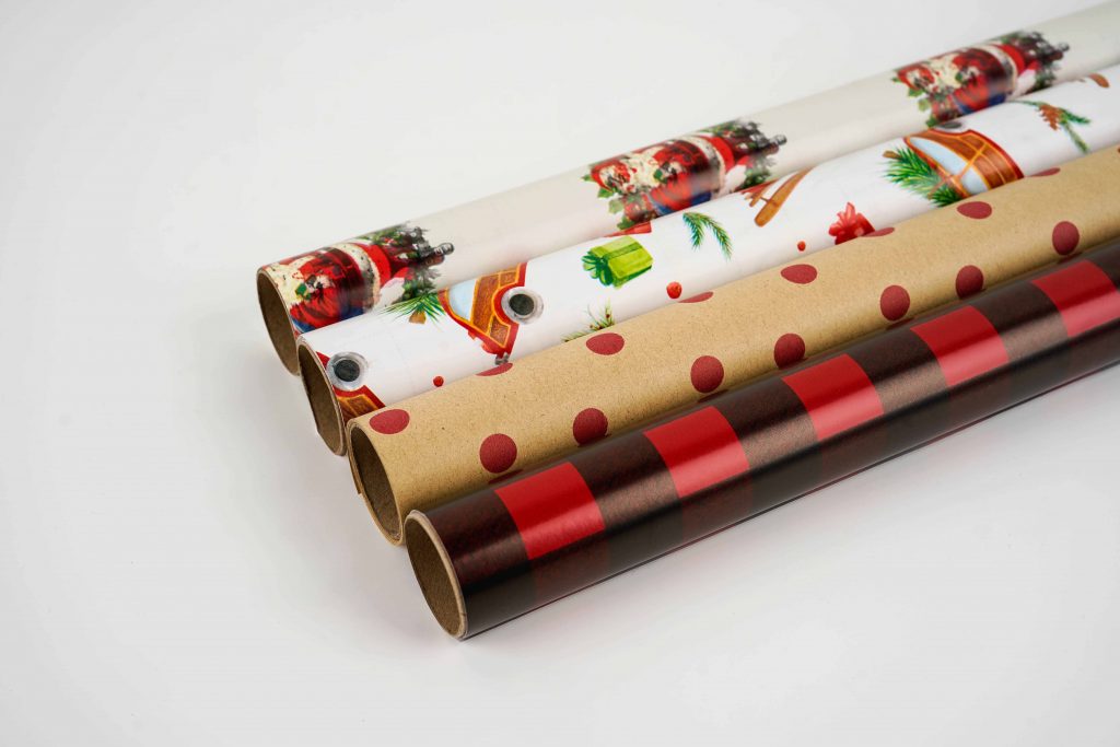 Printed gift wrapping paper